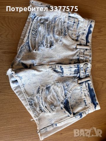 Къси скъсани дънки, снимка 6 - Къси панталони и бермуди - 45197917