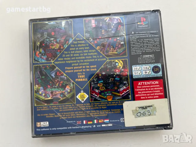 True Pinball за PS1, снимка 2 - Игри за PlayStation - 49348865