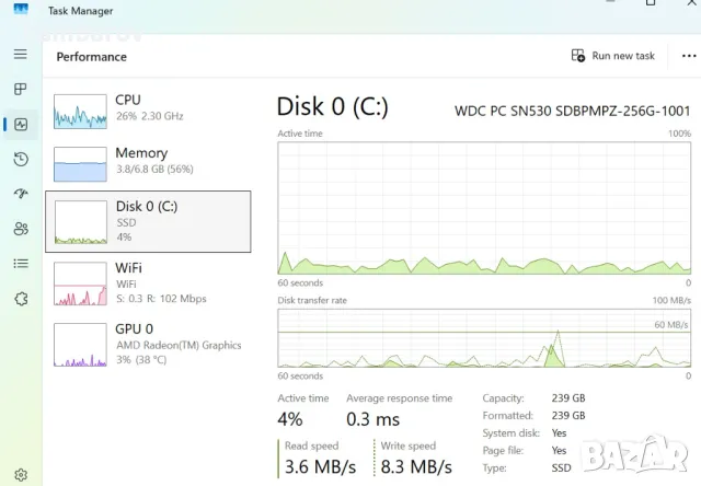 Супер лаптоп Lenovo ThinkPad E14 с 6-ядрен Ryzen 5 5500U 14" FHD, 256GB, 8 GB DDR4 Windows 11Pro, снимка 10 - Лаптопи за работа - 49884738