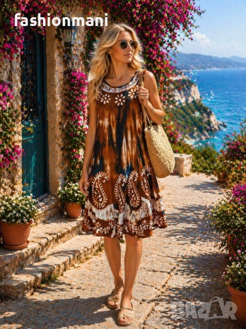 Индийски рокли 18 цвята – код 1397, снимка 12 - Рокли - 49665143