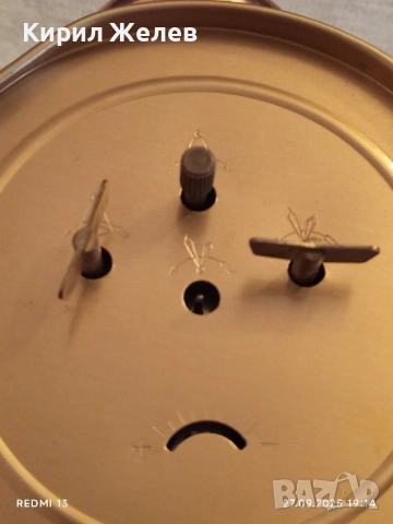 Рядък стар будилник INSA Югославия механичен за КОЛЕКЦИЯ 33447, снимка 11 - Антикварни и старинни предмети - 51859531