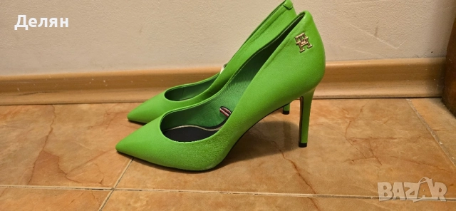 Дамски Обувки Томи Хилфигер (Tommy Hilfiger), снимка 3 - Маратонки - 51874755