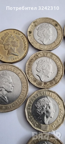 Монети Кралица Елизабет II, Генерална дирекция Б., REG.FD Паунд, снимка 2 - Нумизматика и бонистика - 53310732