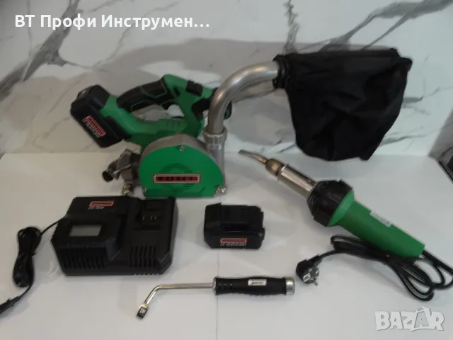 2020 - Leister Groover 500 LP - Акумулаторна фреза за фуги + подарък, снимка 1 - Други инструменти - 47243520