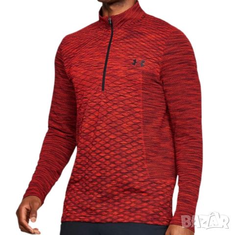 Оригинална мъжка блуза Under Armour Vanish Seamless 1/2 Zip | XL размер, снимка 1 - Блузи - 46675519