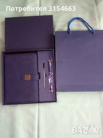 Подаръчен комплект тефтер и химикалка , снимка 5 - Подаръци за рожден ден - 51391195