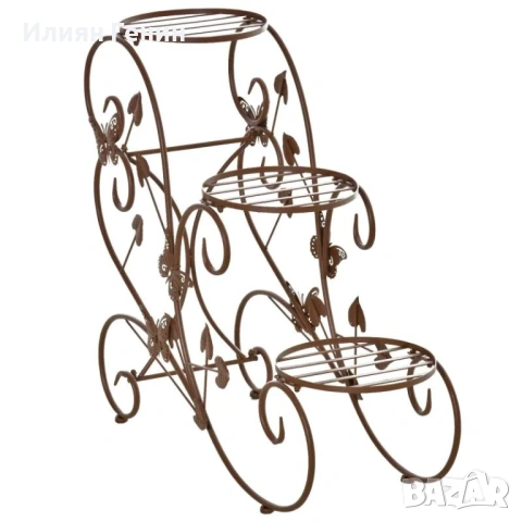 Стойка за цветя Outsunny, триетажна 