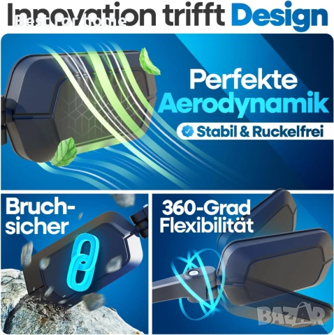 NEXTCOVER® Велосипедно огледало за кормило, снимка 4 - Части за велосипеди - 53726015