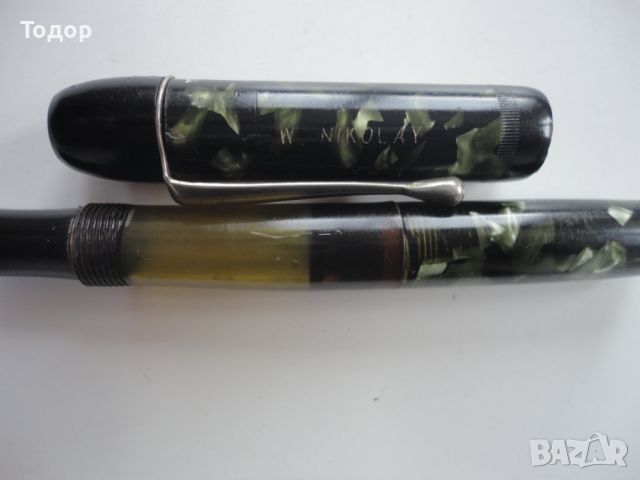 Старинна немска бакелитова писалка Nikolay, снимка 11 - Колекции - 45222596