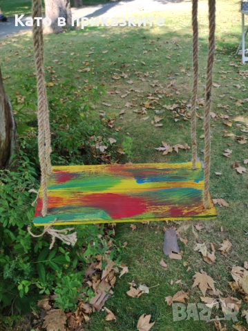 люлка за деца; детски люлки; дървена люлка; правоъгълна люлка, снимка 2 - Градински мебели, декорация  - 39267283