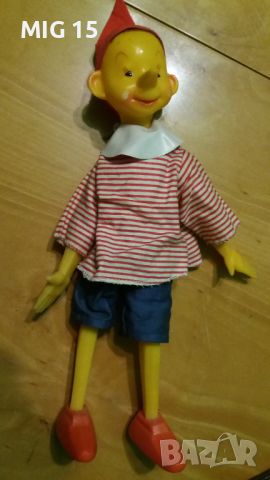Стара кукла Пинокио ( Буратино), снимка 1 - Колекции - 45626923