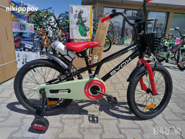 BYOX Велосипед 18" CYBER черен, снимка 2 - Велосипеди - 53772849