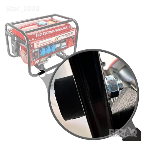 Генератор ( агрегат) за ток 4500W, снимка 4 - Електродвигатели - 53288848