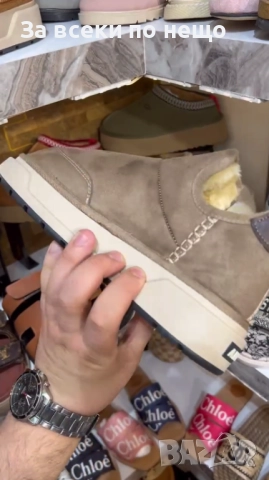 Amiri Дамски Бежови Топли Зимни Боти Амири Код E966, снимка 4 - Дамски боти - 52059404