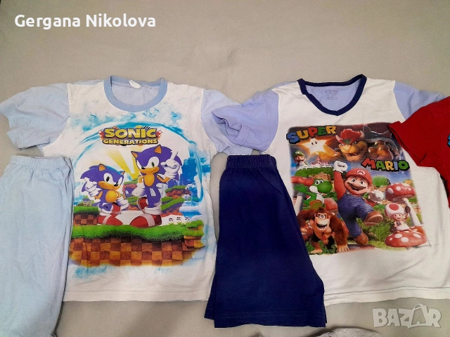 Летни дрехи 122-128 размер , снимка 5 - Детски комплекти - 53698588