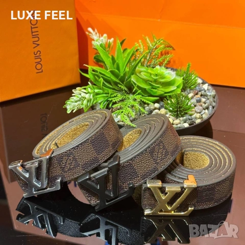 Louis Vuitton ⚜️ Естествена Кожа , снимка 12 - Колани - 54296402