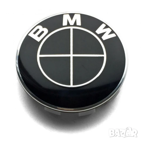 Капачки за джанти BMW – 68 мм (4 броя) Черни капачки БМВ, снимка 2 - Аксесоари и консумативи - 51040474