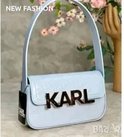 Дамски Кожени Чанти KARL LAGERFELD , снимка 2 - Чанти - 46957063