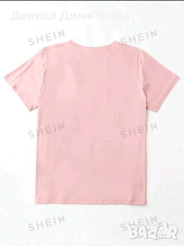 Дамска блуза с къс ръкав от SHЕIN 2XL, снимка 2 - Тениски - 46517512