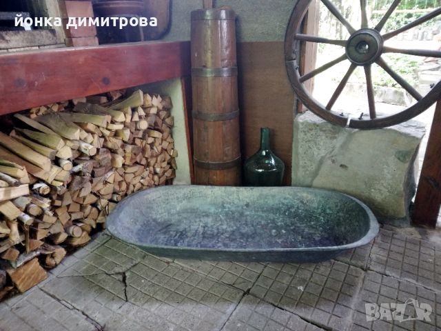 меден съд / ковано корито /, снимка 1 - Антикварни и старинни предмети - 46203053