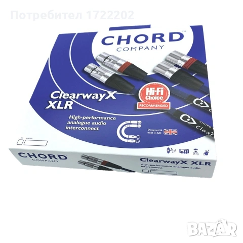 Chord Clearway X xlr 1,0M