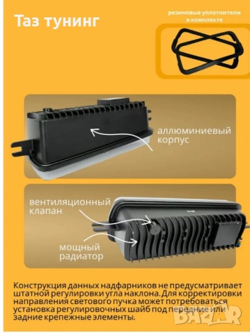 Надфарници лед НИВА, Решетки радиатор#Лада НИВА, снимка 4 - Части - 31019887