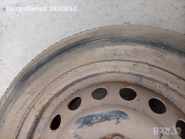 Резервна гума peugeot 807 16 цола, снимка 2 - Гуми и джанти - 53386594