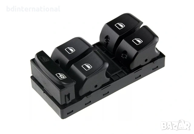 8K0959851 Бутон ключ за ел.стъкла, Audi, A4 B8, A5, Q5 8R, Черен, 10 ПИН