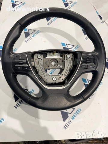 56100-C8BF0 кожен мултифункционален волан от Hyundai i20 1.2I, 84 кс., двигател G4LA, 5 ск., 2019 г.