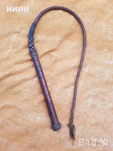 Немски СС бич камшик нагайка, снимка 2 - Антикварни и старинни предмети - 53206214