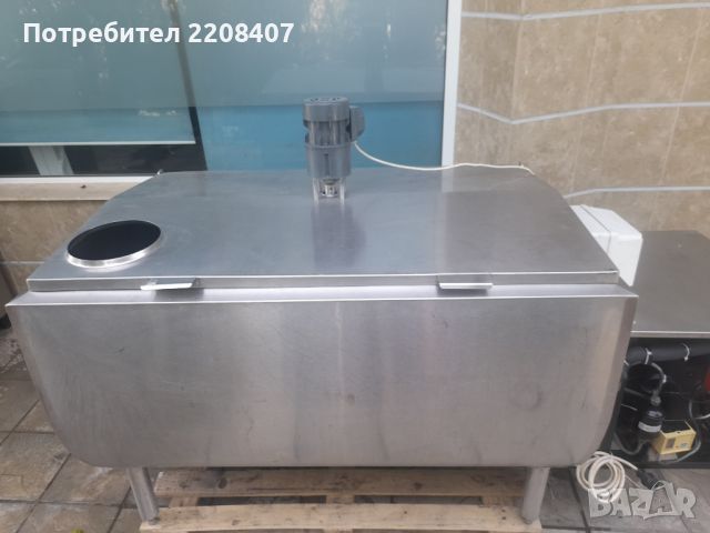 Хладилна вана за мляко неръждавейка , снимка 1 - Витрини - 46058580