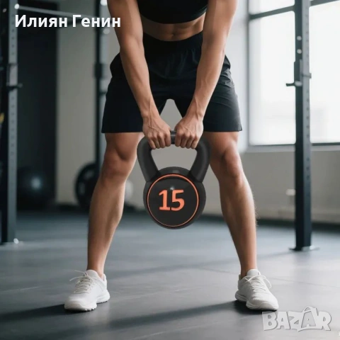 Комплект пудовки SPORTNOW, 3 пудовки 2.2 кг/4.5 кг/6.8 кг, снимка 9 - Фитнес уреди - 53461322