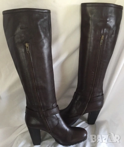 G-star оригинални дамски ботуши от естествена кожа Uk4/37, снимка 3 - Дамски ботуши - 53246327