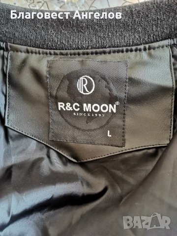 Пролет/есен  мъжко кожено яке L, снимка 3 - Якета - 49631284