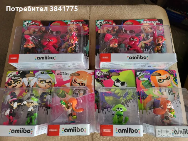 Комплект 11 Splatoon amiibo - та, снимка 1 - Игри за Nintendo - 47057176