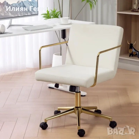 Офис стол на колелца HOMCOM , снимка 6 - Столове - 53641060