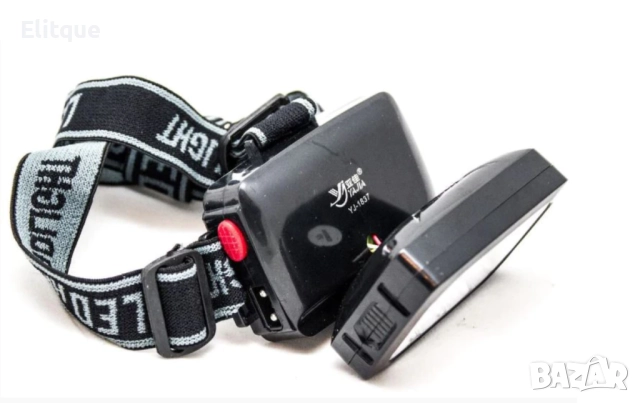 YAJIA Акумулаторна супер ярка 12 LED челна лампа YJ-1837 черна FL109-C, снимка 7 - Лед осветление - 52545688