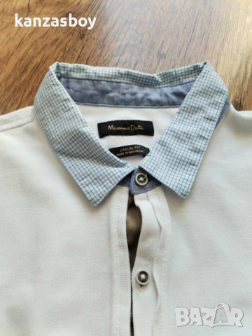 massimo dutti - страхотна мъжка тениска КАТО НОВА L, снимка 2 - Тениски - 53773555