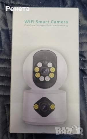 Двойна Вътрешна WiFi Камера RobiCam R11 – Ultra HD 3MP широкоъгълна, снимка 3 - IP камери - 52858291