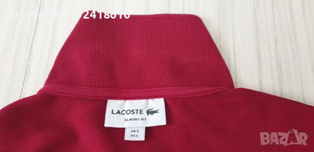 Lacoste Pique Cotton Classic Fit Mens Size 5 - L  ОРИГИНАЛ! Мъжка Тениска!, снимка 13 - Тениски - 50792782