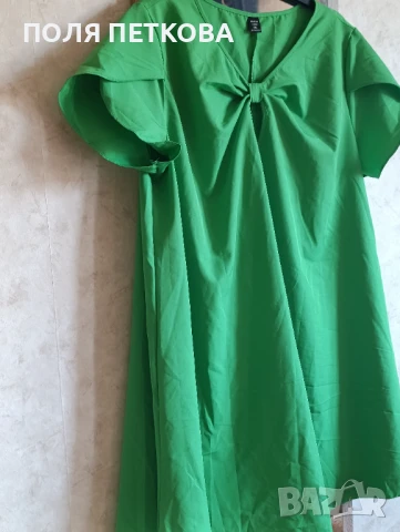 Зелена рокля , снимка 4 - Рокли - 50934617