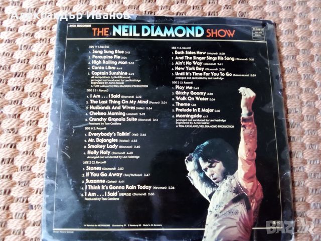 Стари грамофонни плочи Neil Diamond, снимка 2 - Грамофонни плочи - 46795583