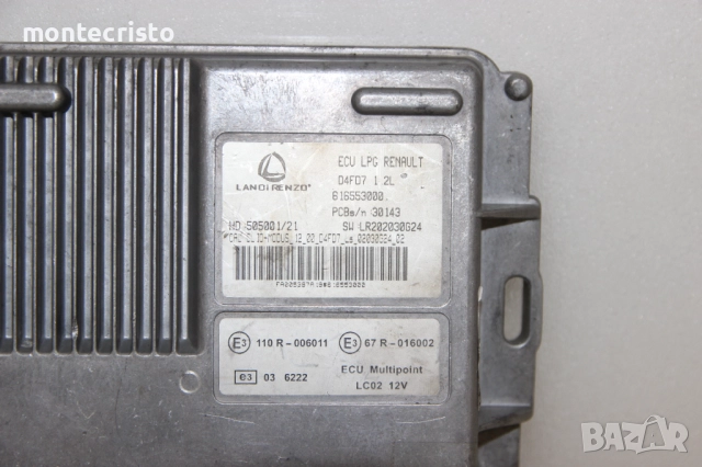 Компютър LPG Landi Renzo Renault Clio III (2005-2013г.) 616553000 / 1.2 16V Hi-Flex, снимка 2 - Части - 51982316