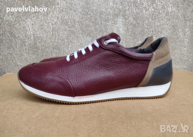 Кожени обувки TEODOR - нови, цвят бордо, 44 номер , снимка 5 - Спортно елегантни обувки - 54078239