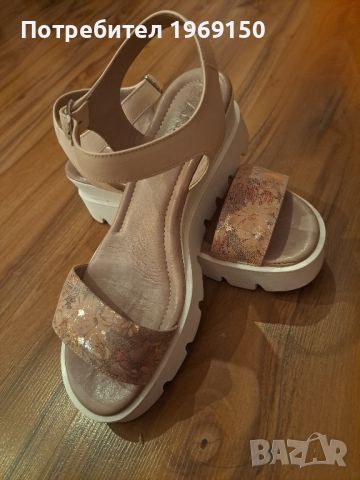 Дамски сандали на Bianki eстествена кожа, снимка 3 - Сандали - 46408225