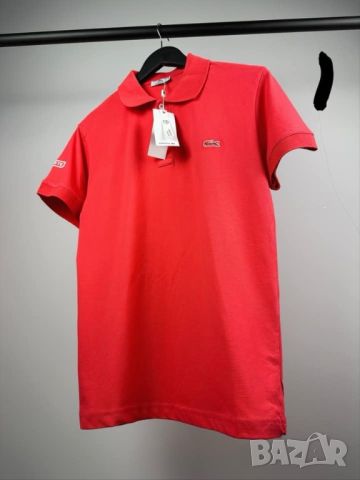 Lacoste мъжка тениска с яка 5 цвята , снимка 1 - Тениски - 45956795