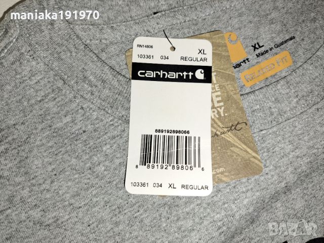 Carhartt Relaxed Fit T-Shirt (XXL) мъжка тениска , снимка 5 - Тениски - 45124940