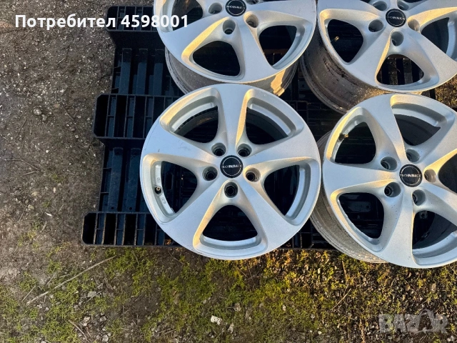 4бр.Алуминиеви джанти 16цола 5x108 Borbet за Ford Kuga,Focus,C-Max,Connect,Volvo, снимка 5 - Гуми и джанти - 53747298