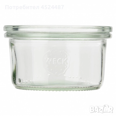 Стъклени бурканчета с капак - 0,165 литра - 6 броя, снимка 2 - Кутии за храна - 52620973