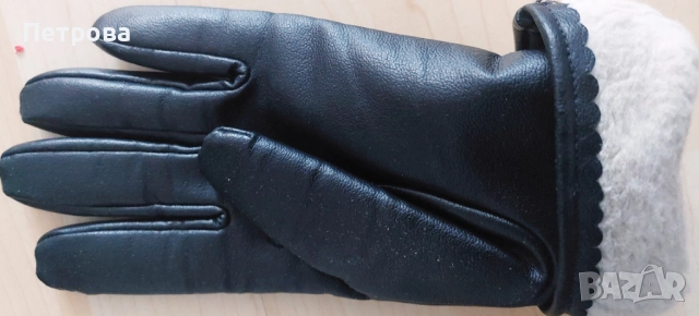 Дамски кожени ръкавици, нови - подходящ подарък за НГ, снимка 3 - Ръкавици - 52468884